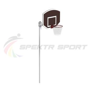 Купить Стойка стритбольная со щитом стационарная SP D 411 в Каменке 