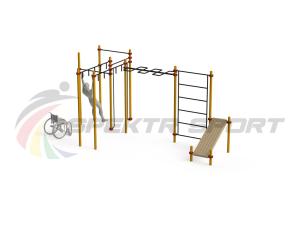 Купить Спортивный комплекс для инвалидов-колясочников WRK-D17_76mm в Каменке 