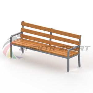 Купить Уличная скамейка со спинкой Дача в Каменке 