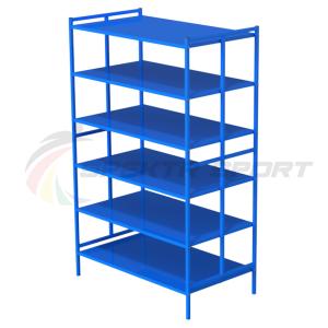 Купить Стеллаж для спортинвентаря открытый двойной (полки металл) в Каменке 