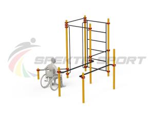 Купить Спортивный комплекс для инвалидов-колясочников WRK-D18_76mm в Каменке 